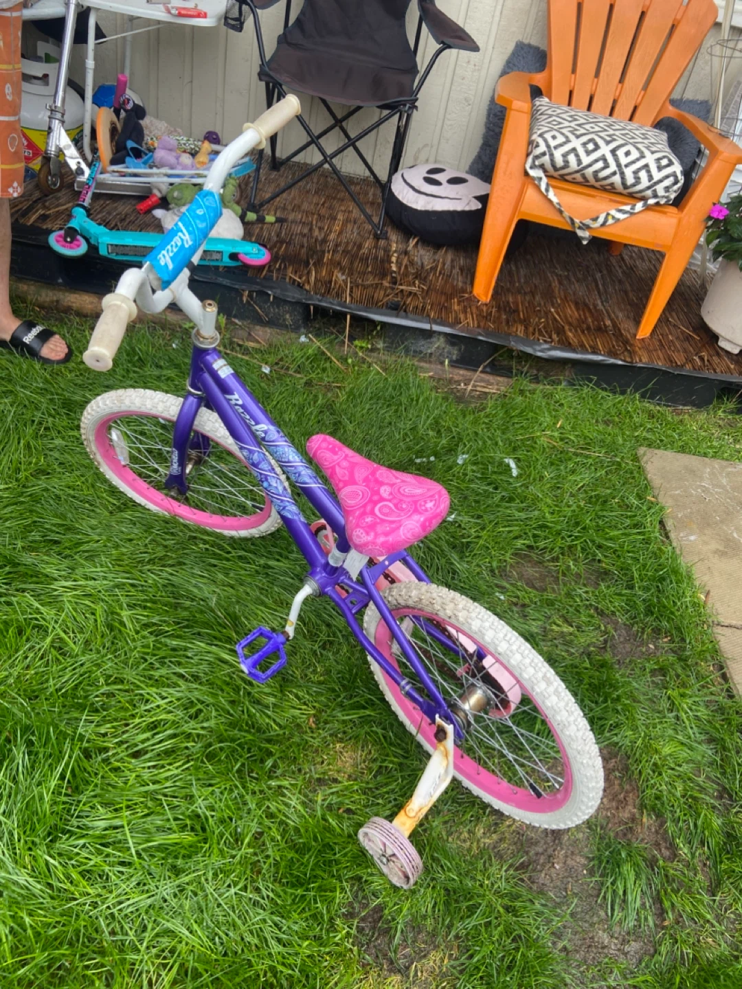Razzle Girls' Bike - Purple & Pink - photo 3