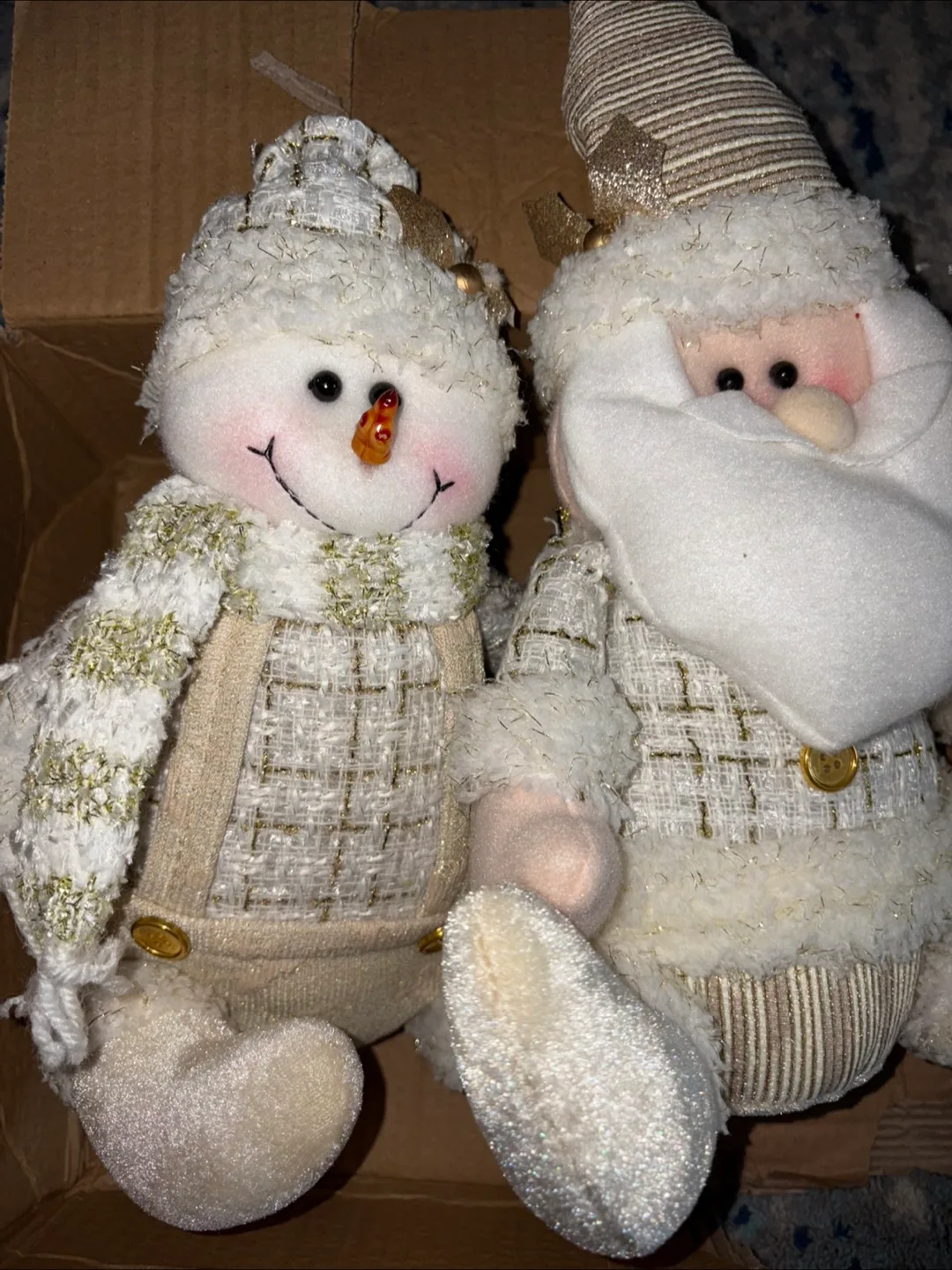 DearSun Snowman & Santa Plush Figures image indicator(2)