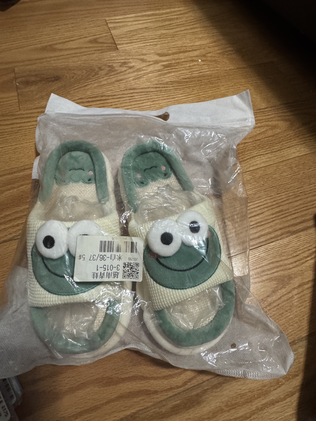Frog slippers