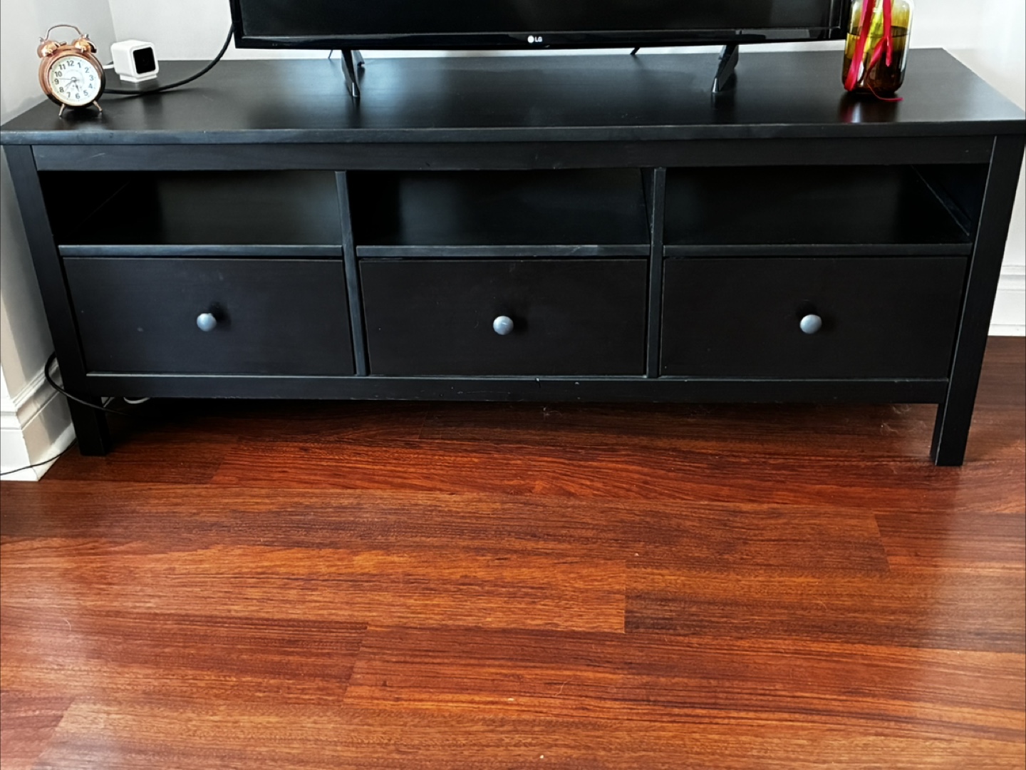 IKEA Hemnes Black-Brown TV Stand - photo 2