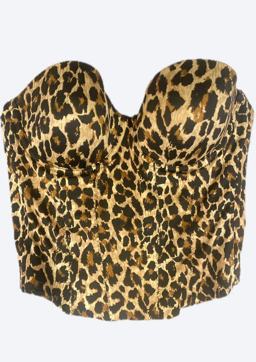 Victoria’s Secret Leopard Print Bustier - Size 34C thumbnail