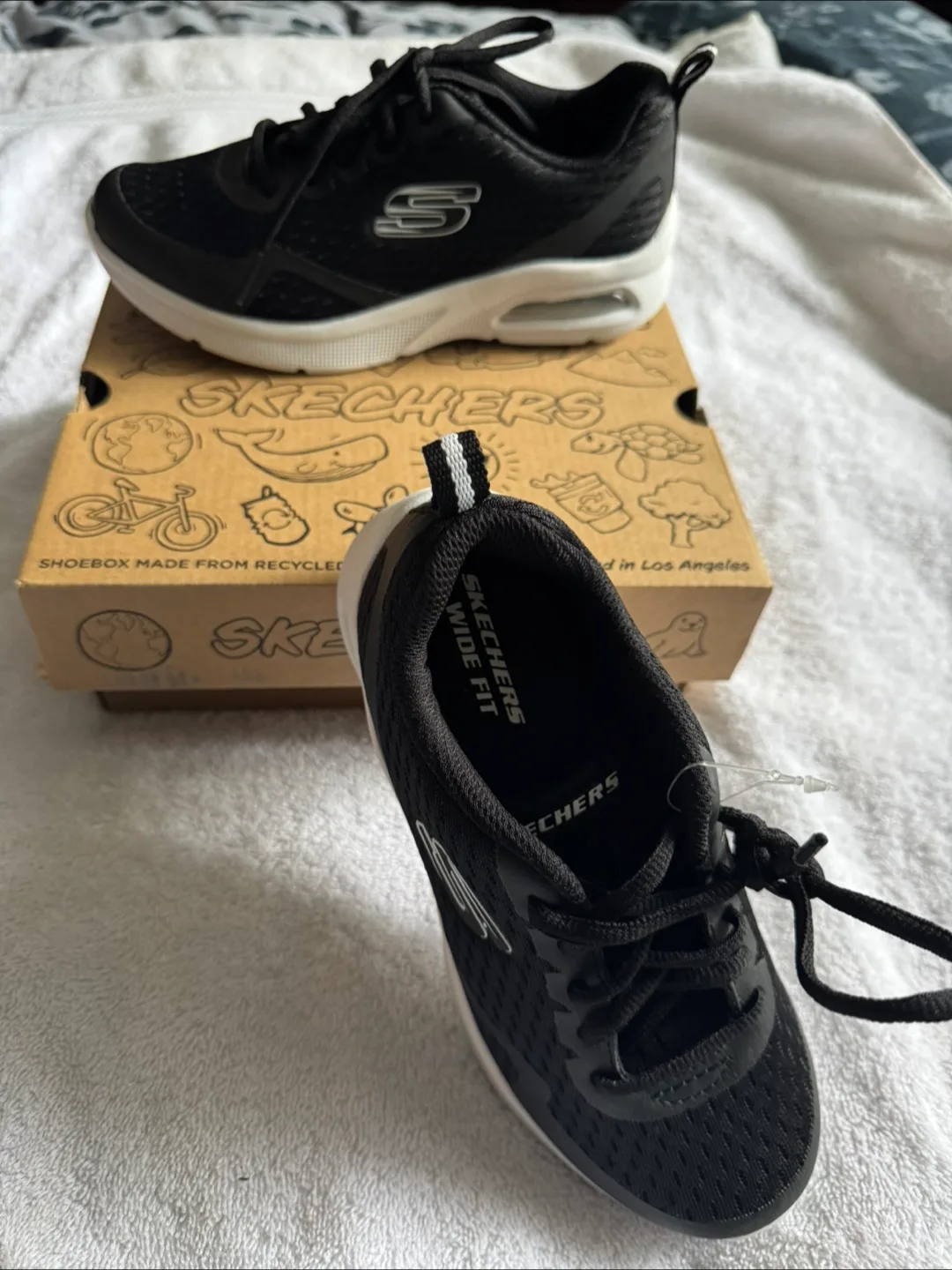 Skechers Microspec Max Kids Size 1 Black - New image indicator(3)