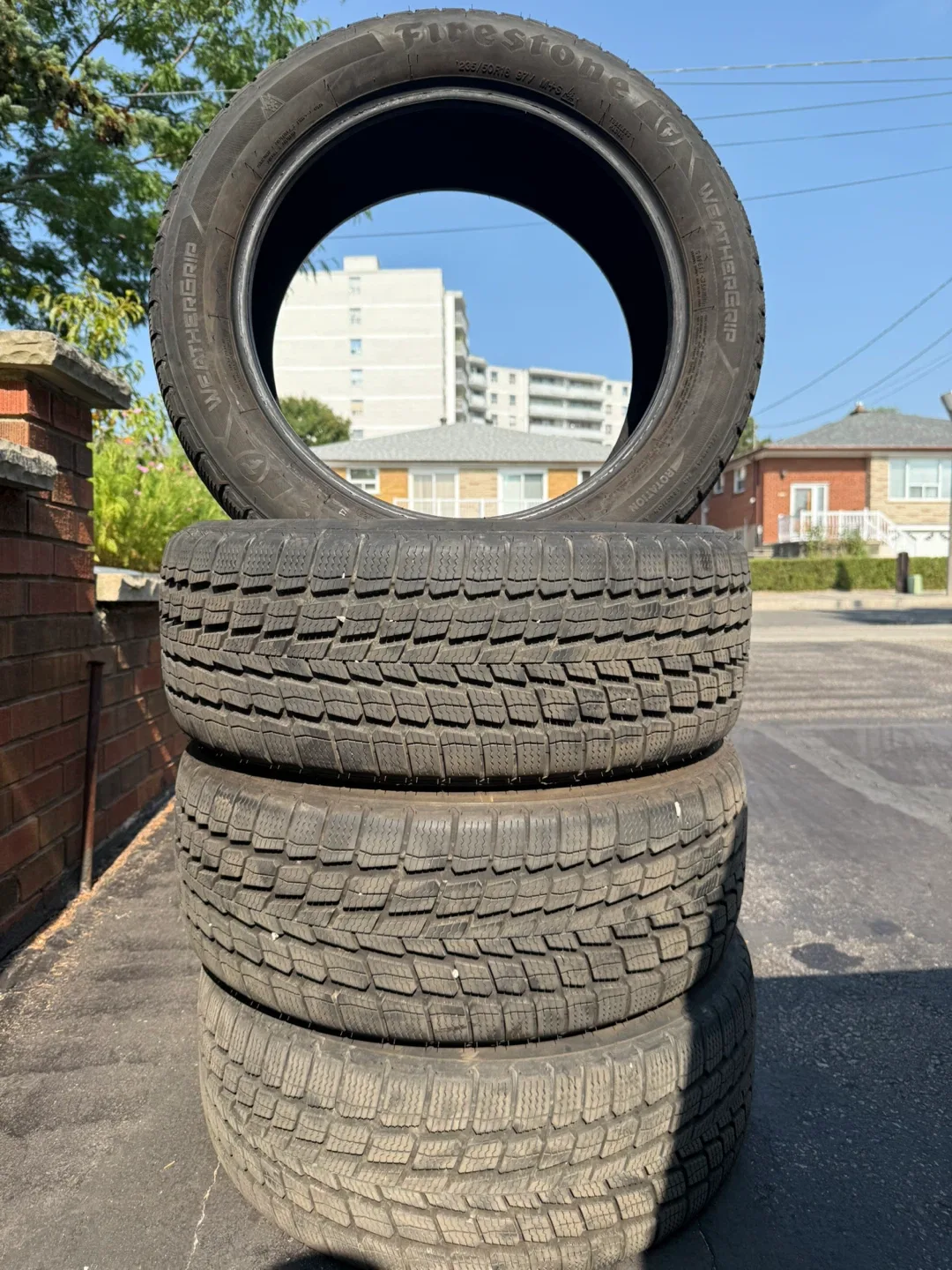 Firestone Weathergrip 235/50R18 Tires