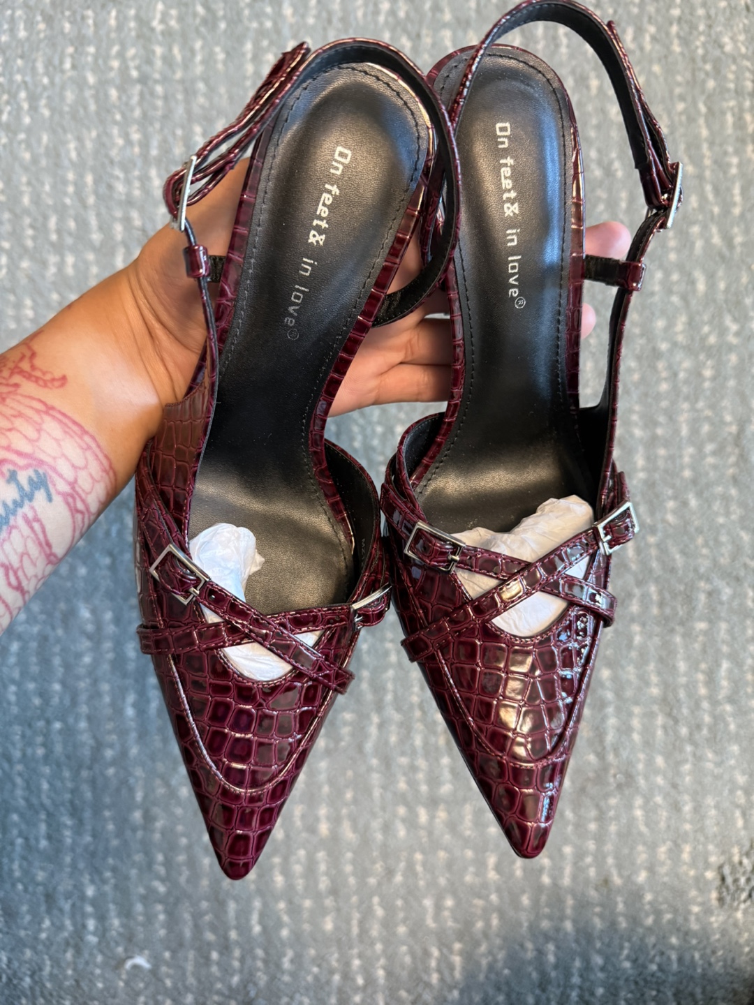 On feet& in love Rosso Ancora Heels - photo 5