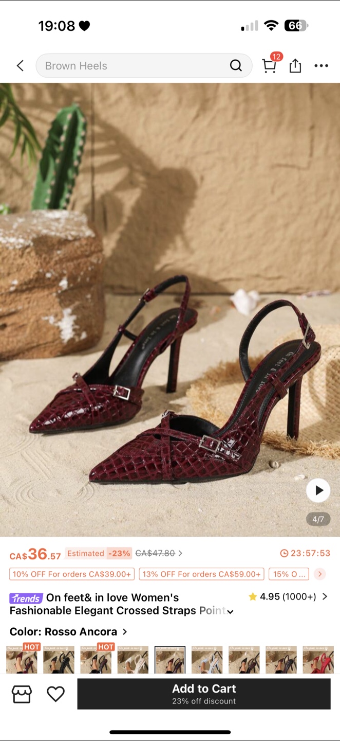 On feet& in love Rosso Ancora Heels - photo 3