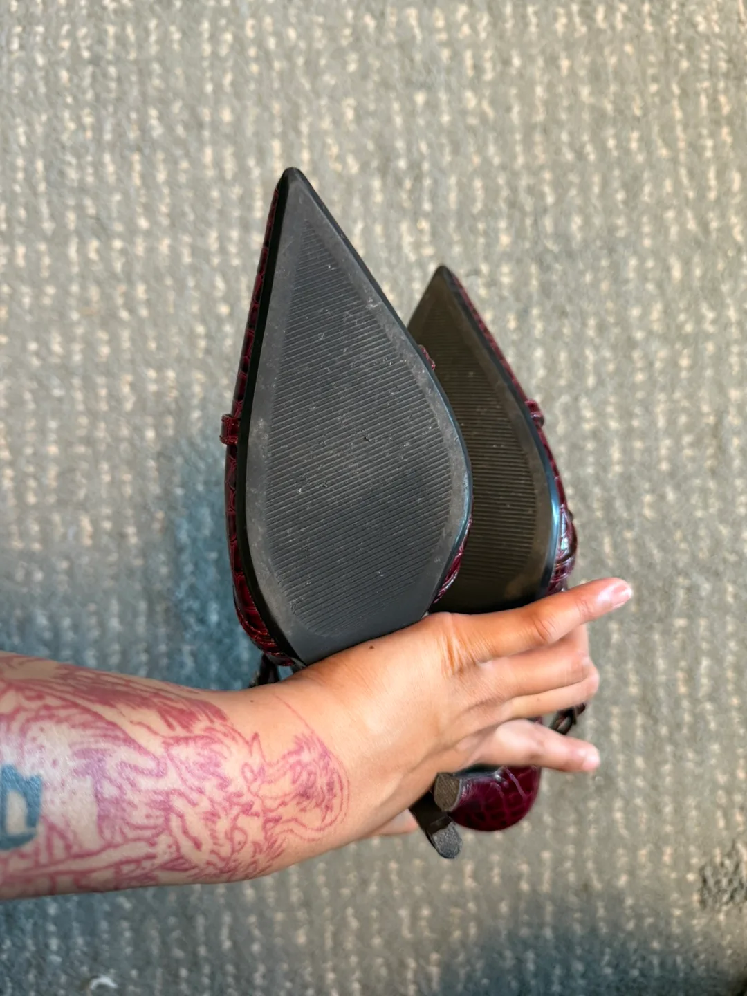 On feet& in love Rosso Ancora Heels image indicator(8)