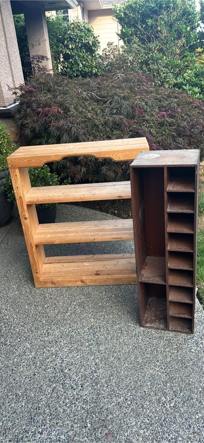 Wooden Shelf & Organizer Set