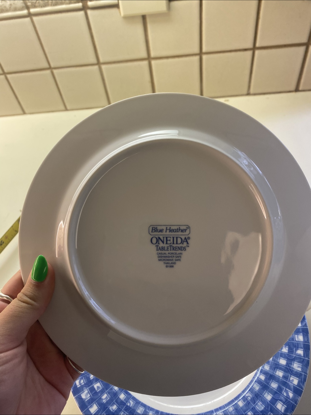 Oneida Blue Heather 8.5" Plate Set - photo 2