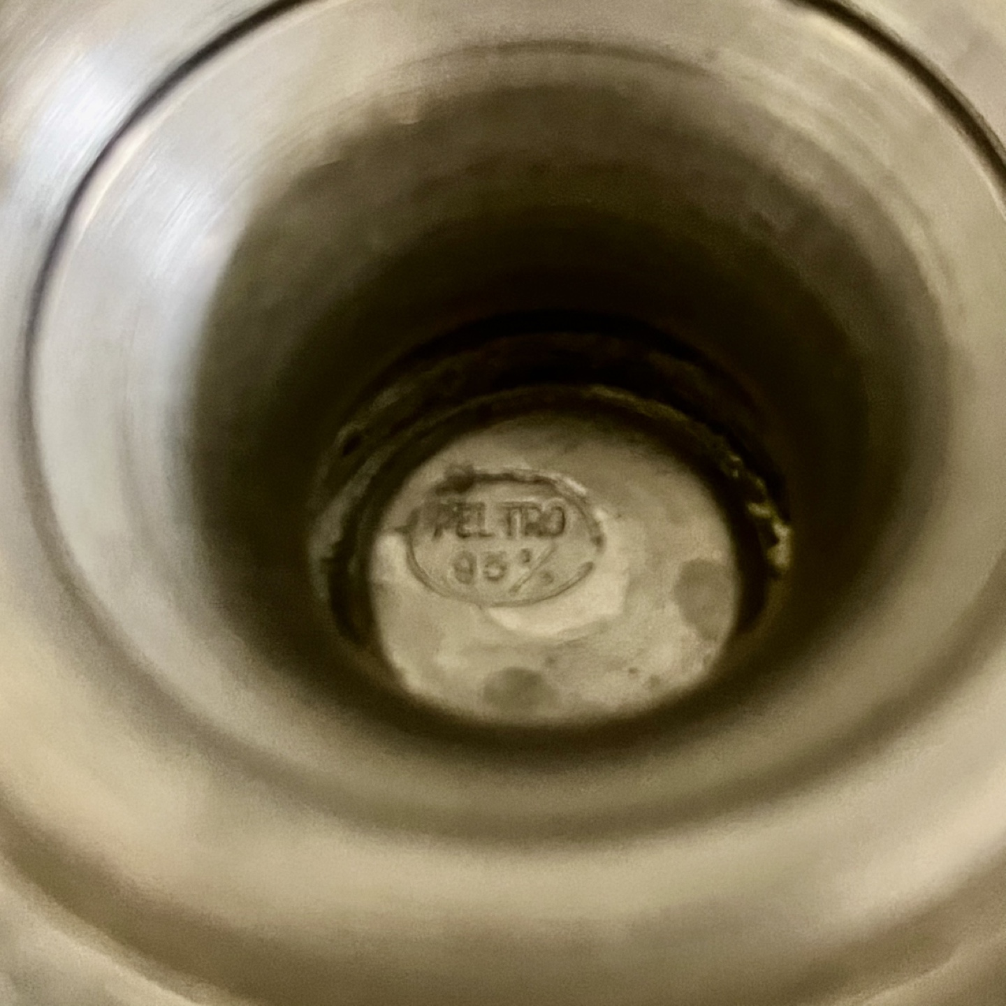 Ariston Peltro Pewter Sugar Bowl - photo 3