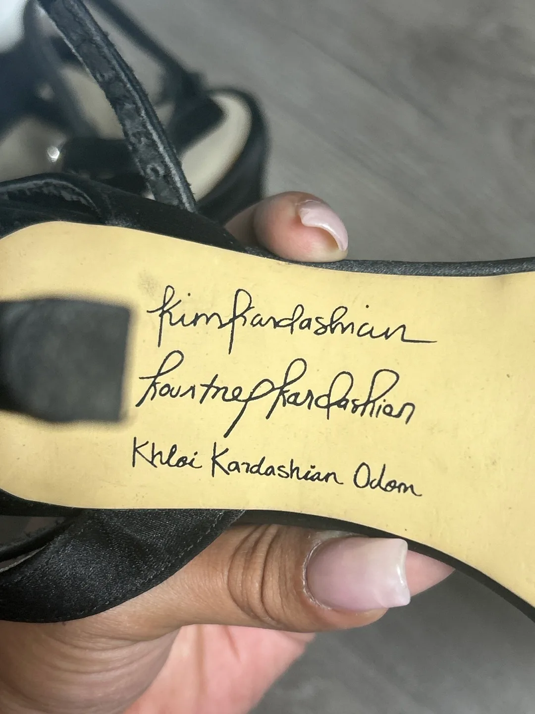 Kardashian Kollection Black Heels | 7.5 image indicator(4)