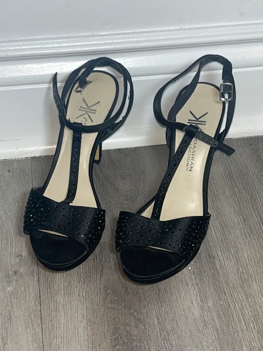 Kardashian Kollection Black Heels | 7.5 thumbnail