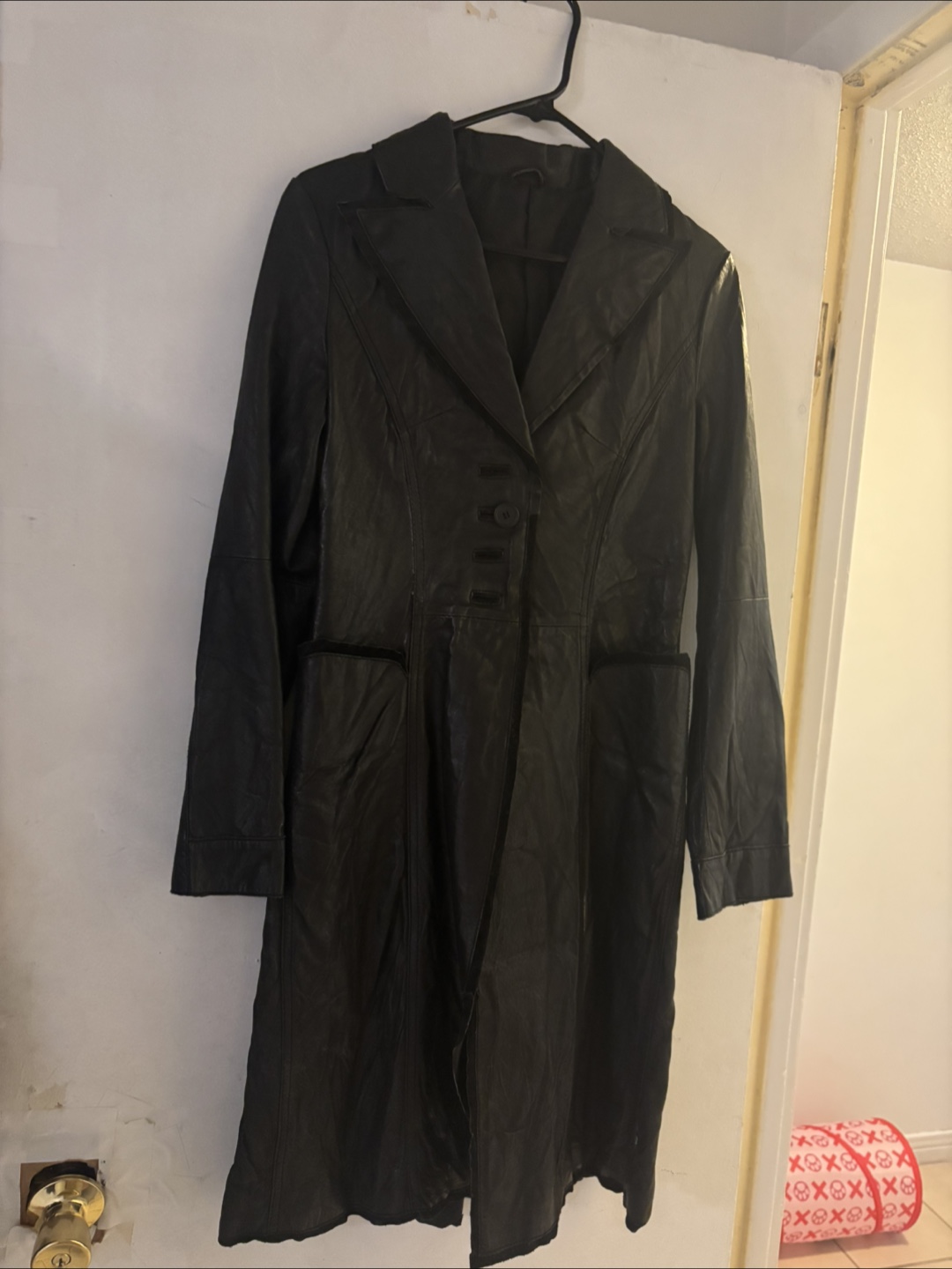 Black Leather Coat
