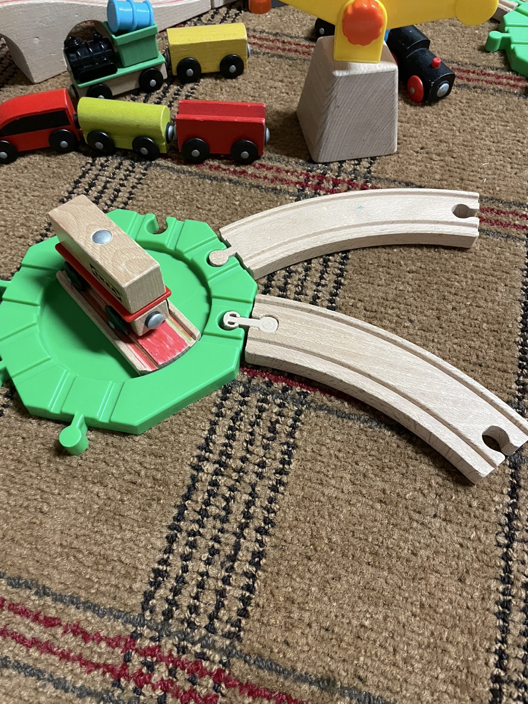IKEA magnetic Wooden Train Set - 50 pieces - photo 5