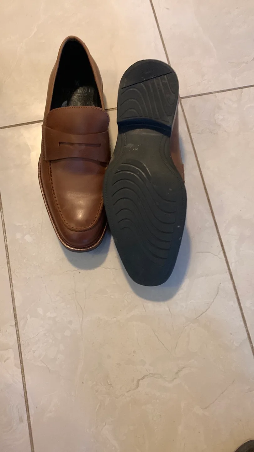 Valuni Brown Leather Loafers - Size 42 image indicator(3)