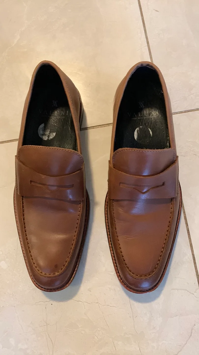 Valuni Brown Leather Loafers - Size 42 image indicator(2)