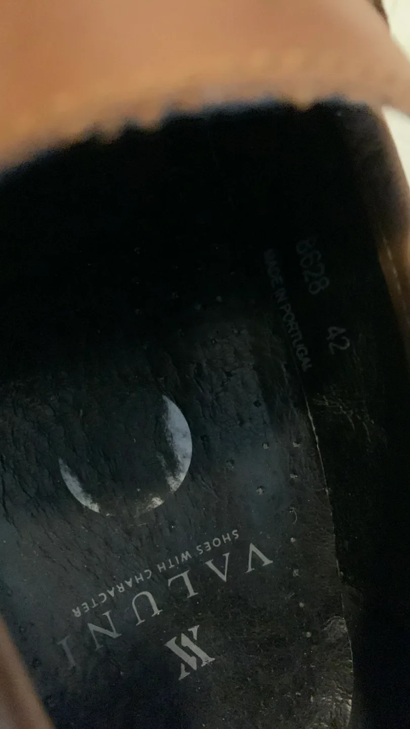 Valuni Brown Leather Loafers - Size 42 image indicator(4)