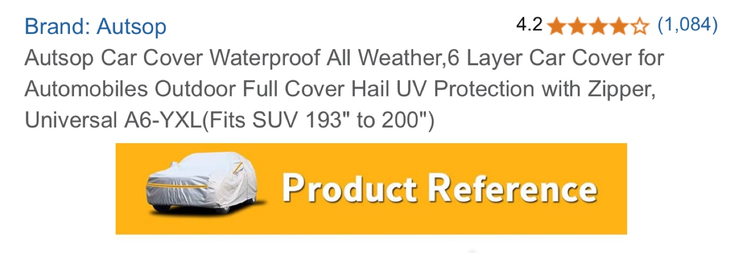 Car Cover Waterproof - SUV 193"-200" - photo 4