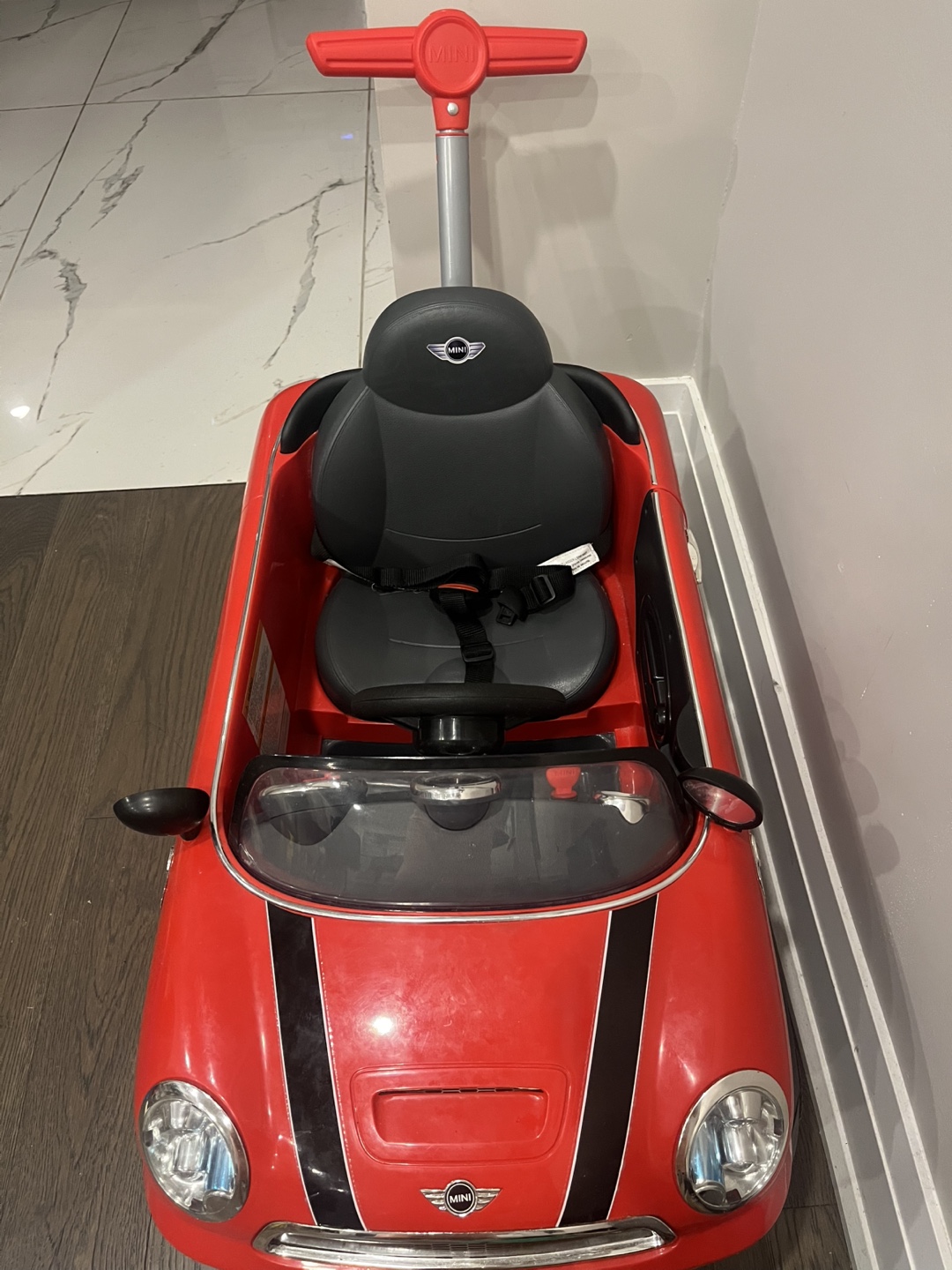 Mini Cooper Ride-On Car - Red
