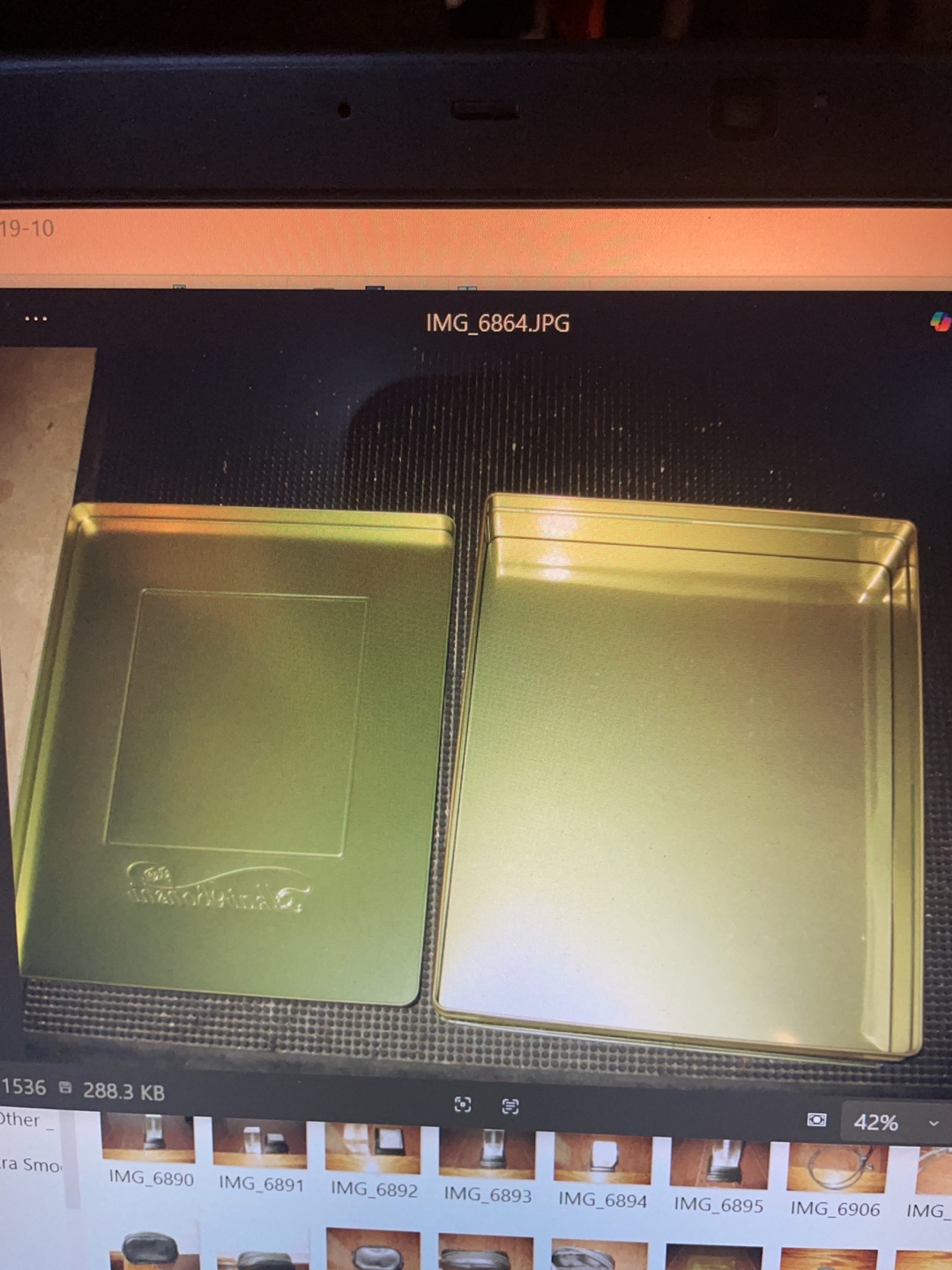 Akai Bohshi Red Box Tin Container - photo 3