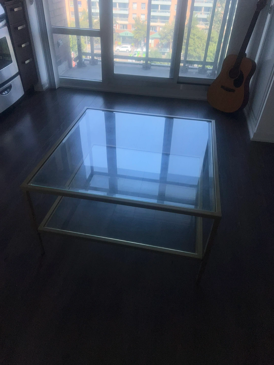 Gold & Glass Coffee Table - photo 5