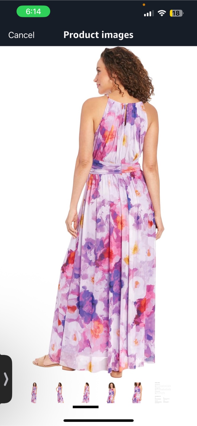 London Times Floral Maxi Dress - Size 16 - photo 3