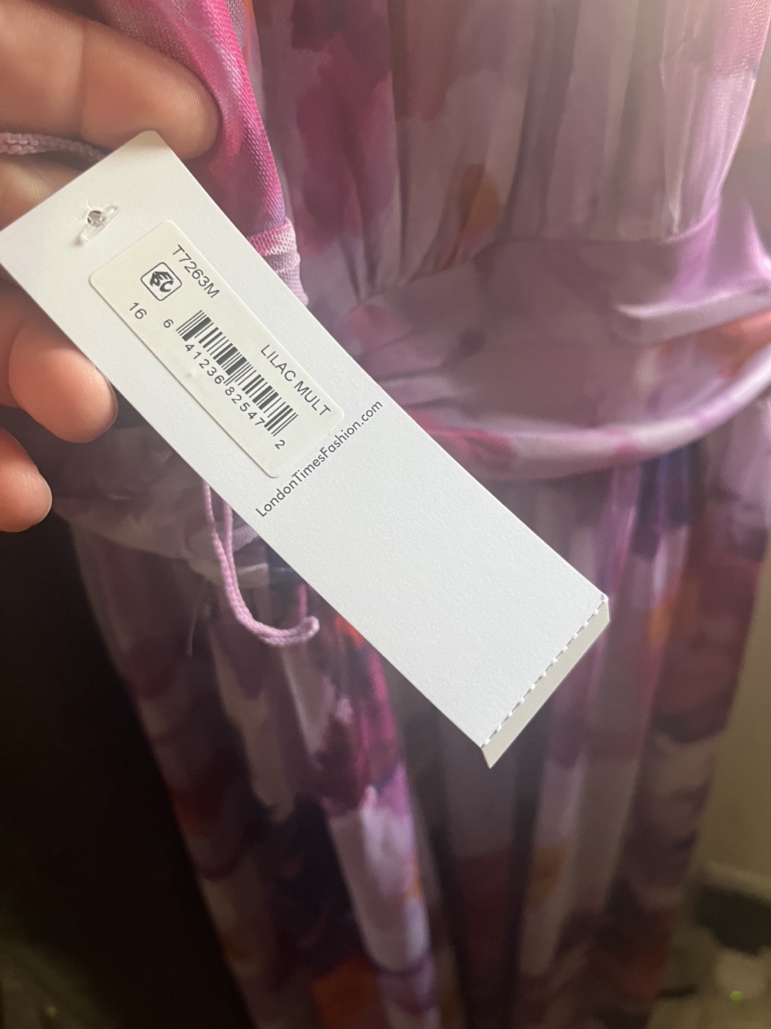 London Times Floral Maxi Dress - Size 16 - photo 4