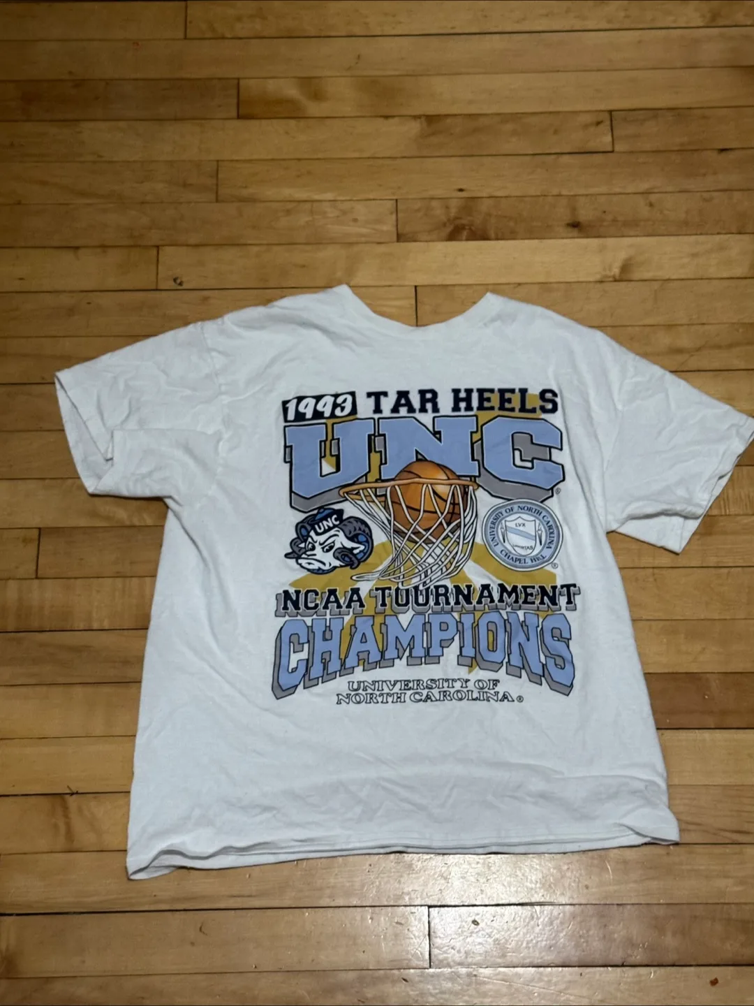 UNC Tar Heels 1993 NCAA Champions T-Shirt thumbnail