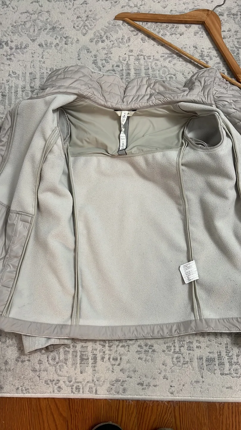 Lululemon Jacket, Size 4 Beige image indicator(5)
