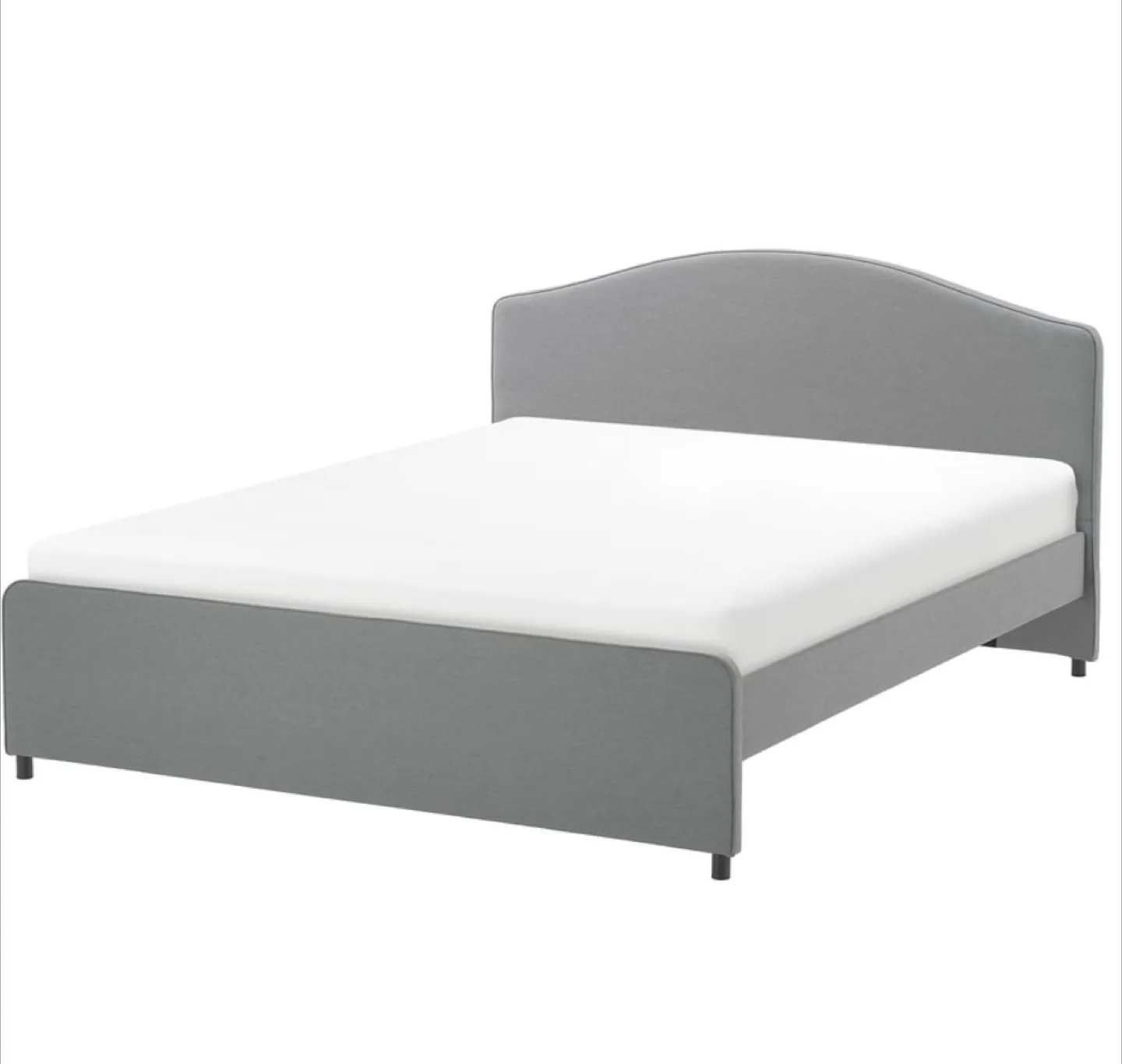 QUEEN bed frame - IKEA HAUGA - Grey