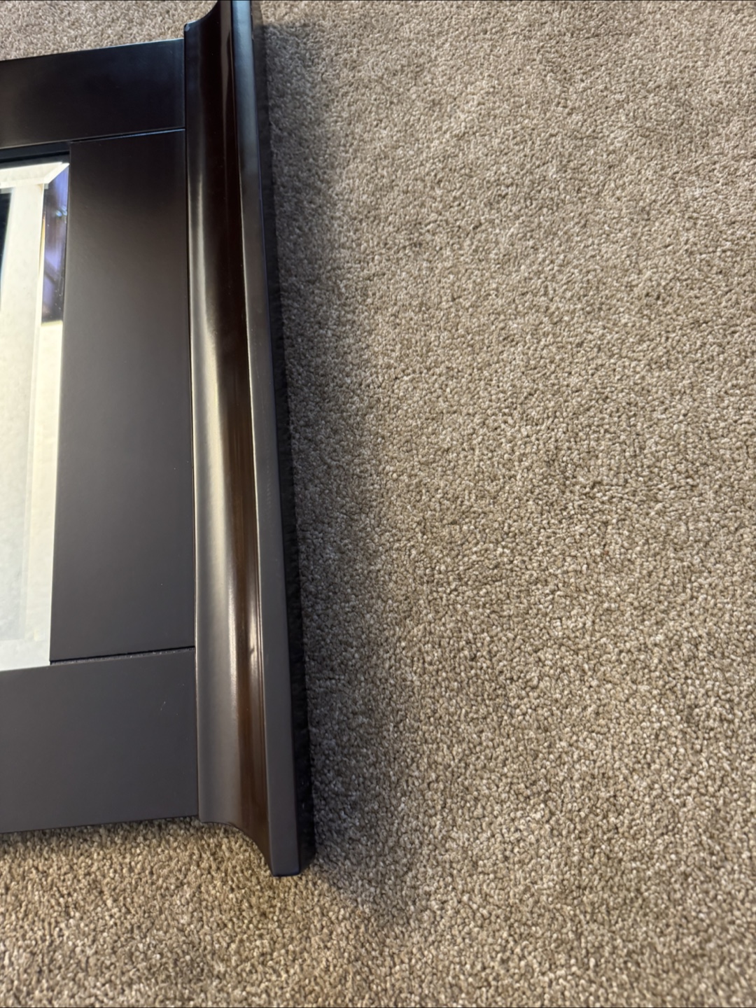 Dark Brown Framed Mirror (26x21) - photo 3