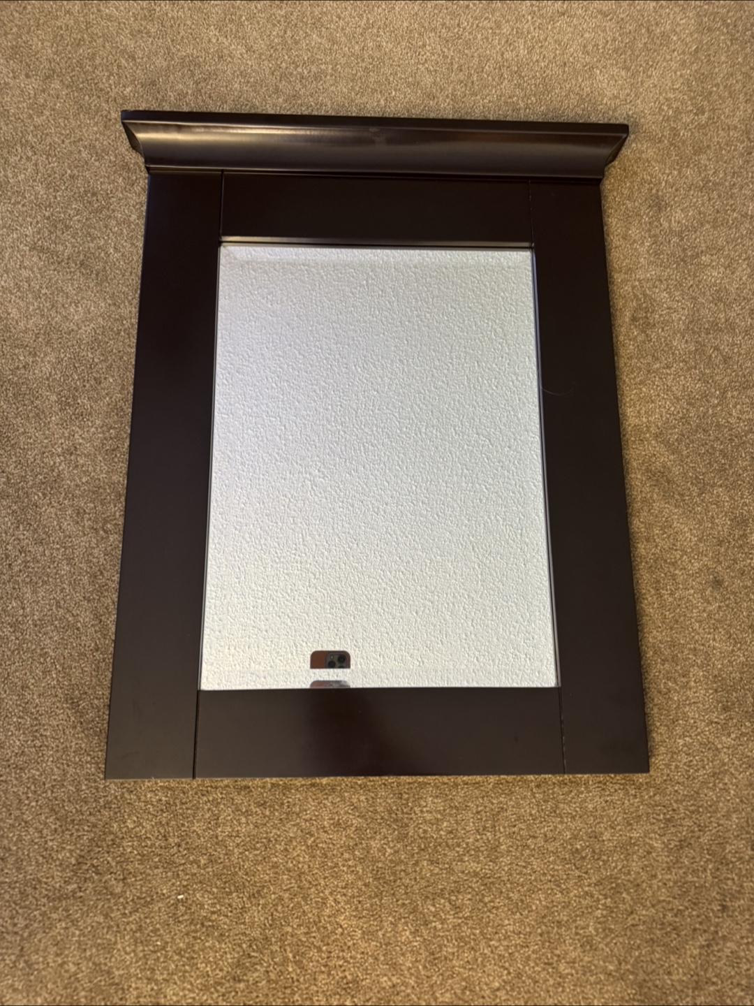 Dark Brown Framed Mirror (26x21) - photo 5