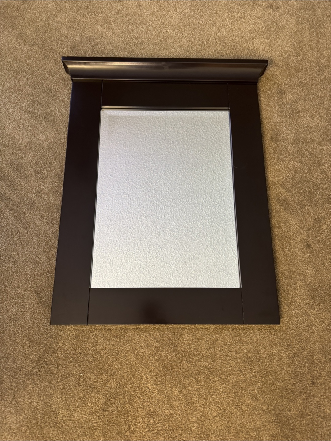 Dark Brown Framed Mirror (26x21) - photo 2