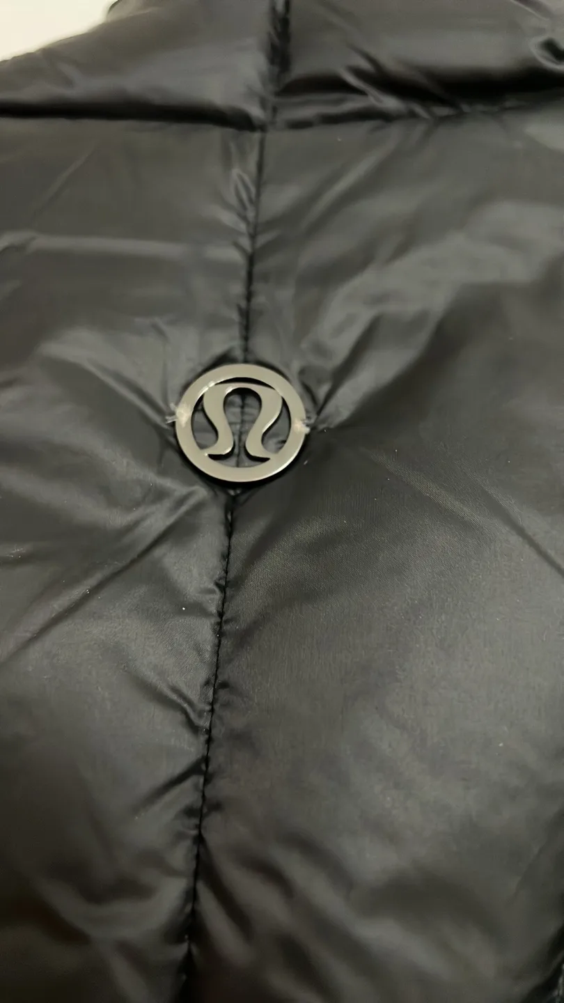 NEW Lululemon Athletica Black Down Vest image indicator(6)