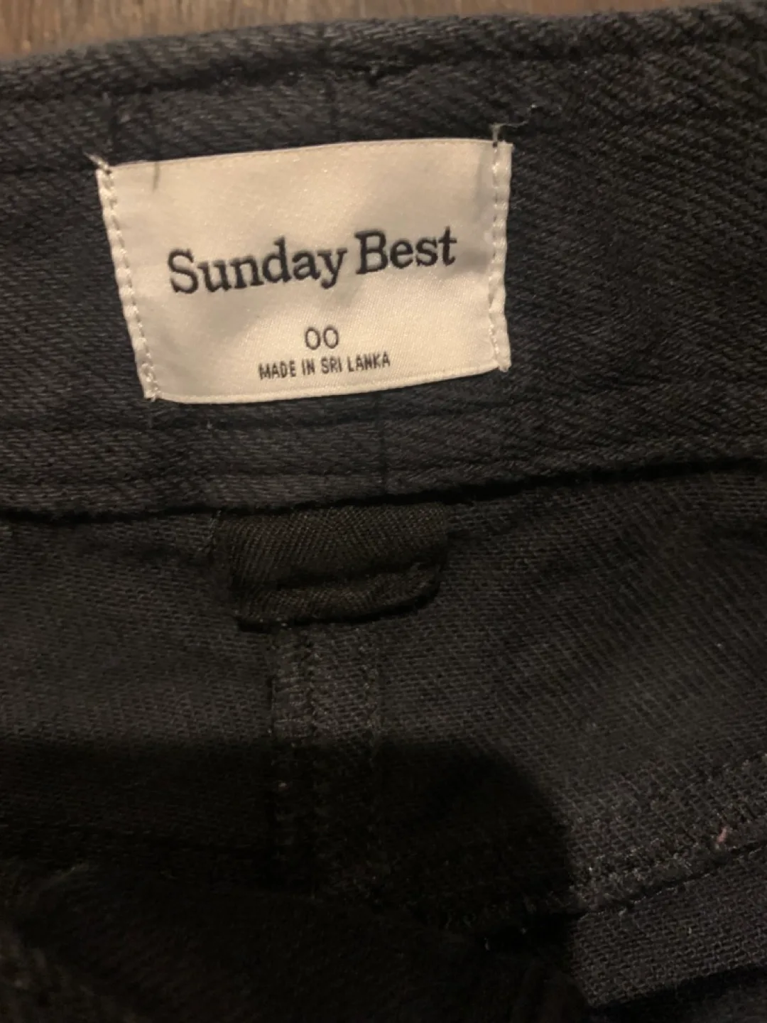 Sunday Best Black Carpenter Pants - Size 00 image indicator(4)