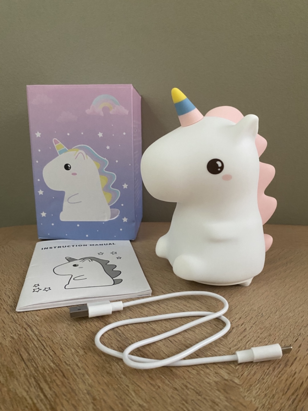 Unicorn pat night light with over 10 music - photo 4