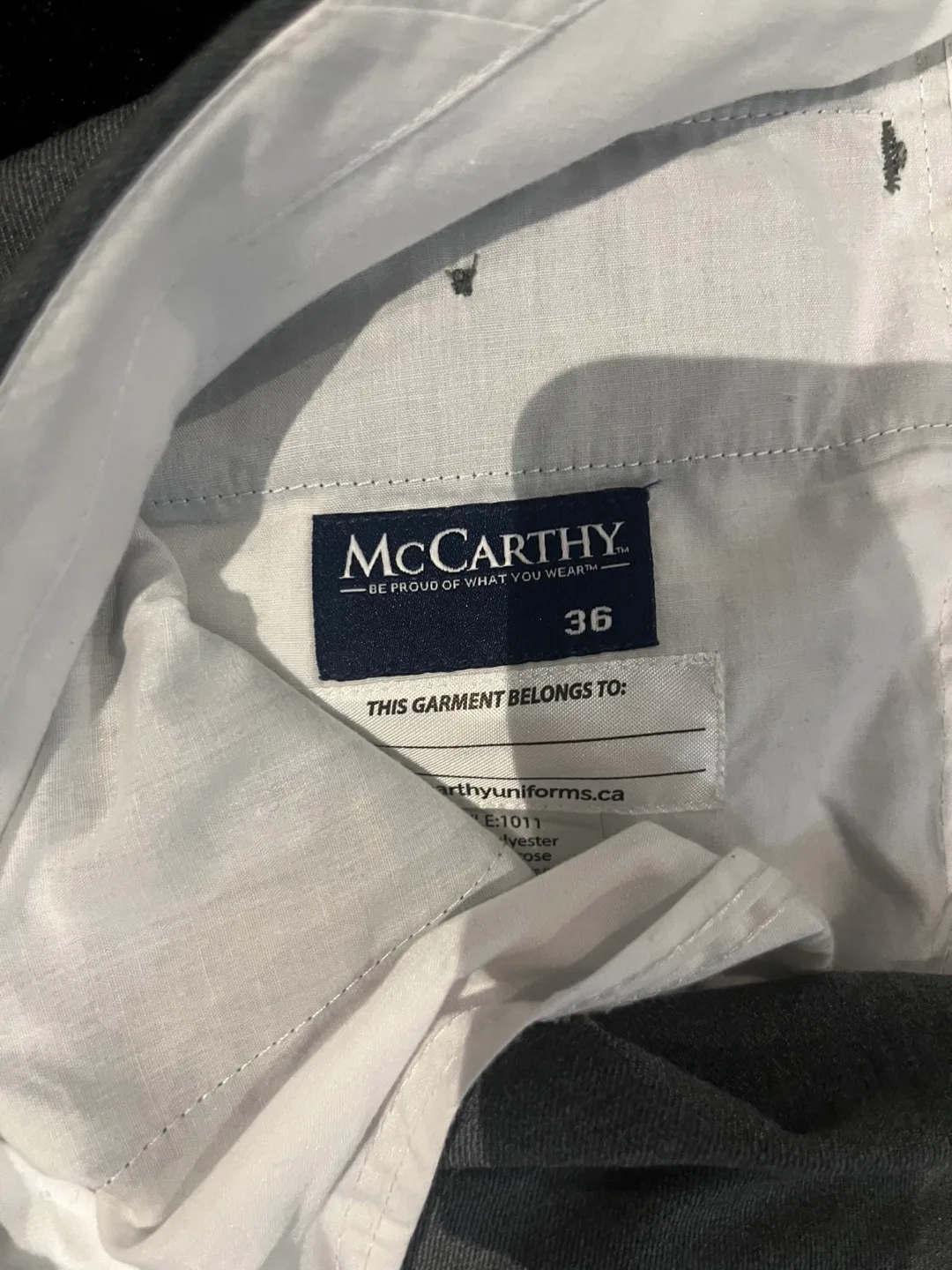 McCarthy Grey Uniform Pants - Size 36 image indicator(3)