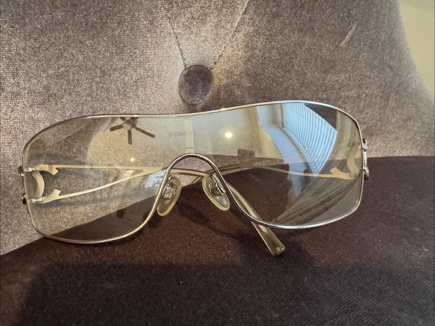 Chanel Silver Sunglasses - photo 2