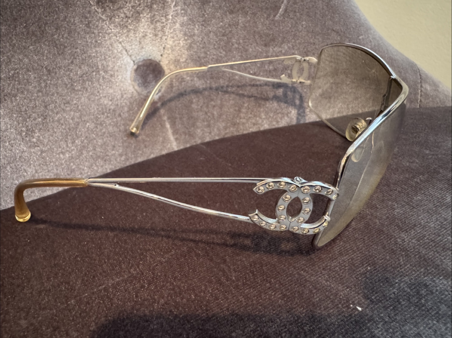 Chanel Silver Sunglasses - photo 3