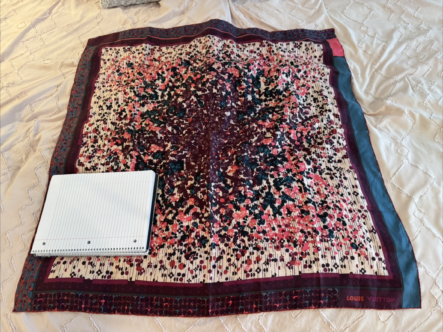 Louis Vuitton Floral Print Silk Scarf - photo 2