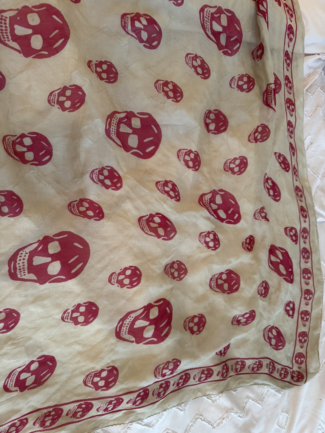 Alexander McQueen Skull Print Scarf - photo 3