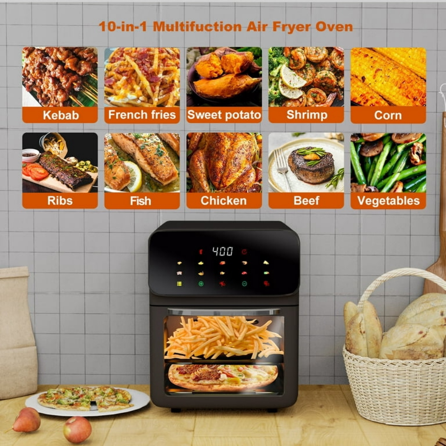 Bluebow Large Capacity Air Fryer Oven - photo 5