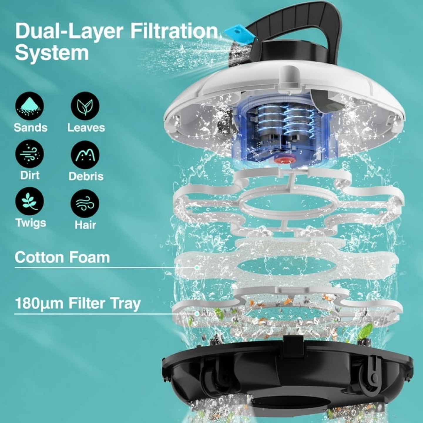 Winny Cordless Robotic Pool Cleaner - photo 4