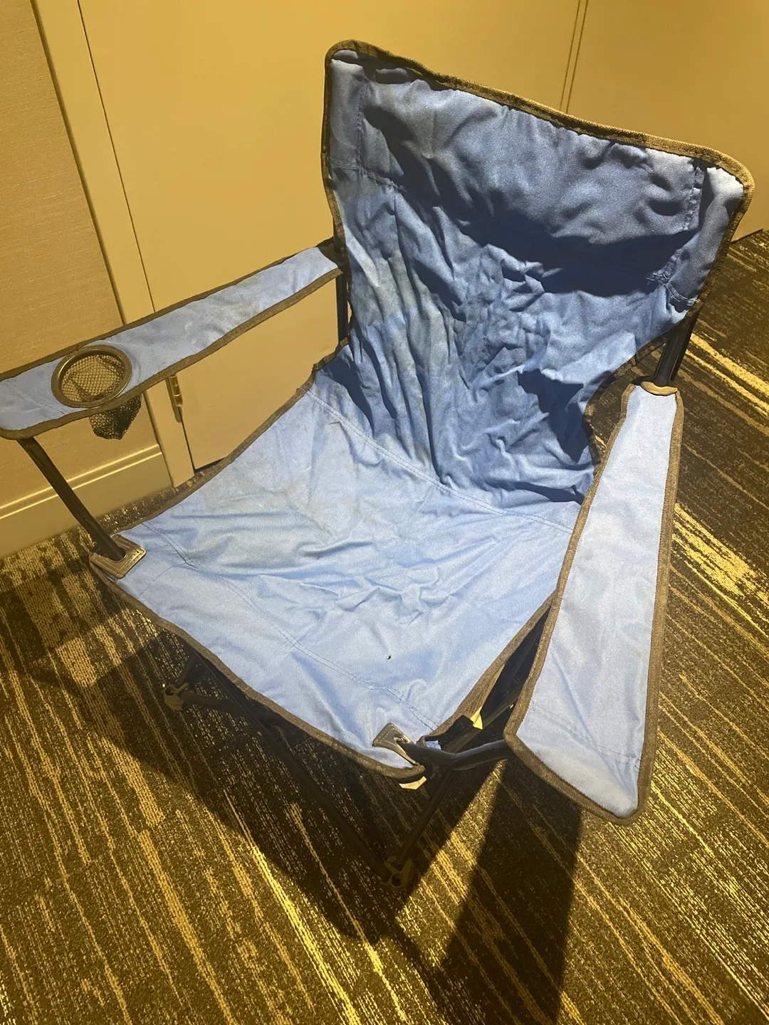 Blue Folding Camp Chair thumbnail