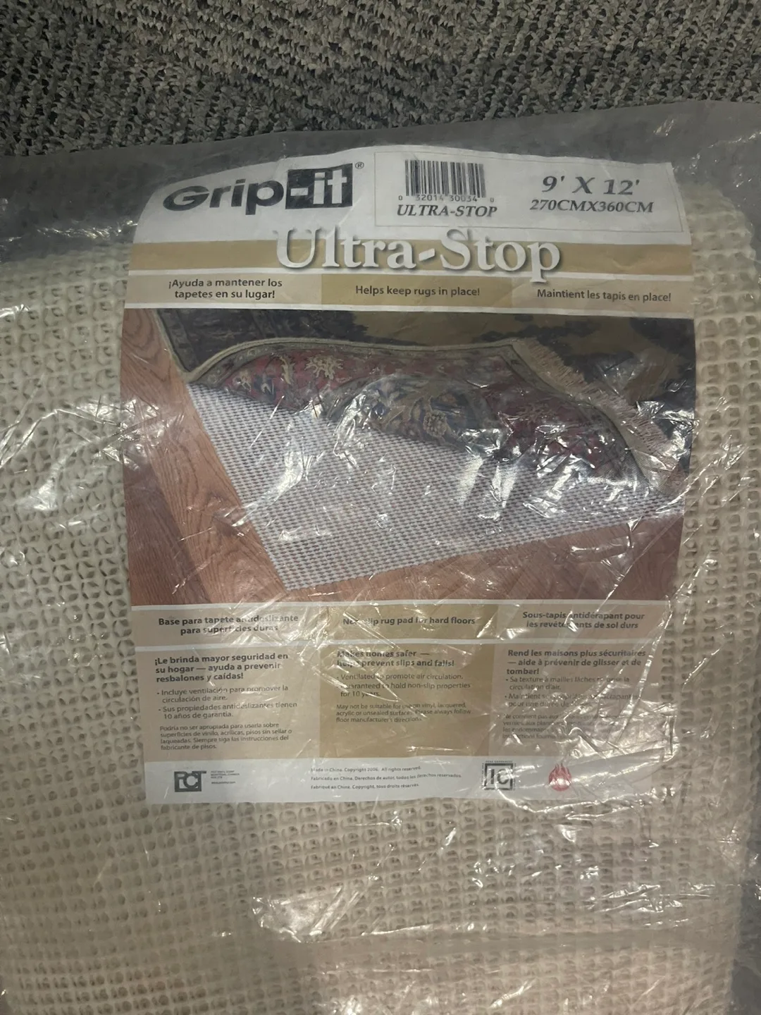 Grip-it Ultra-Stop Rug Pad 9' x 12' thumbnail