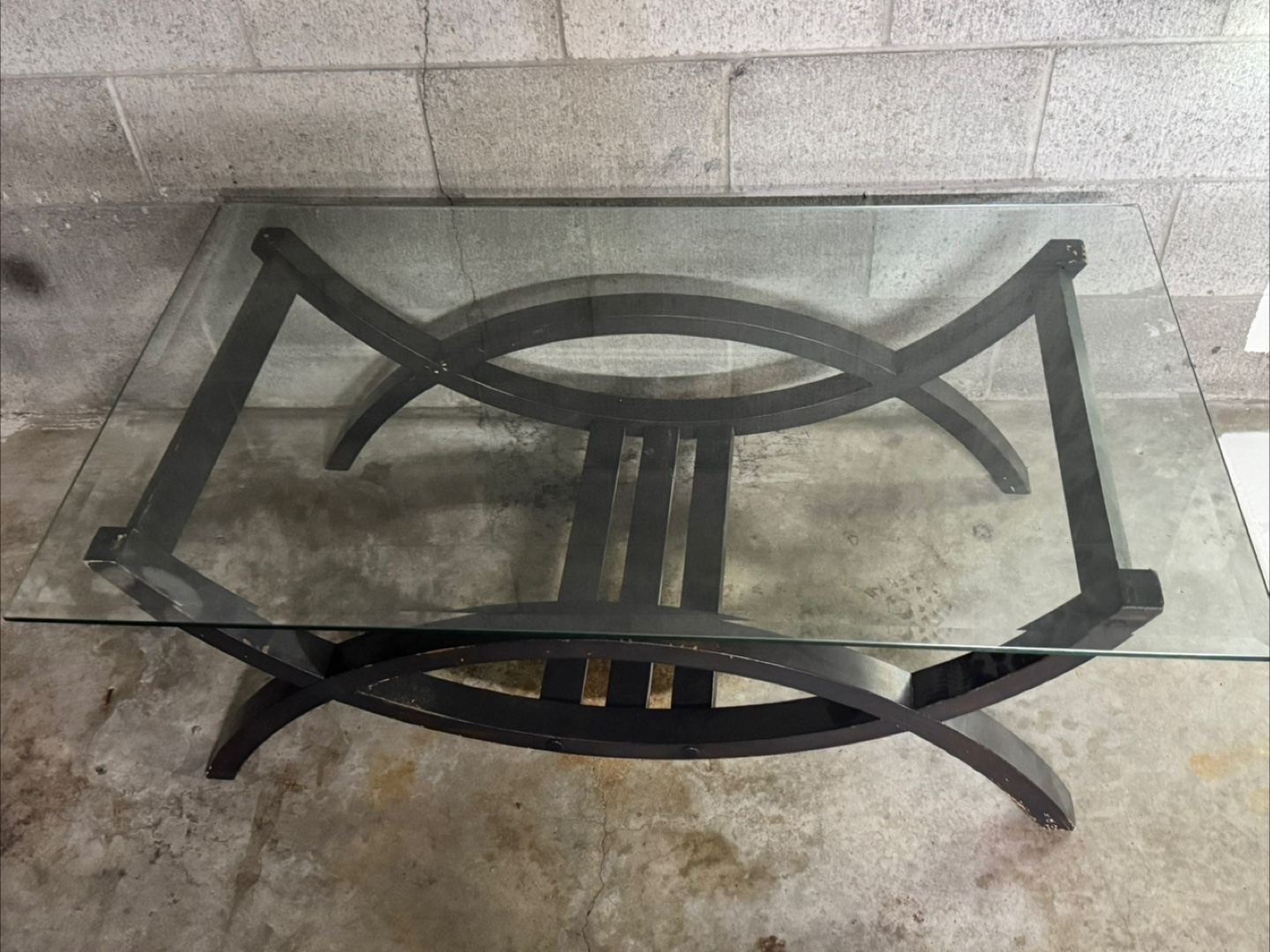 Glass Top Coffee Table