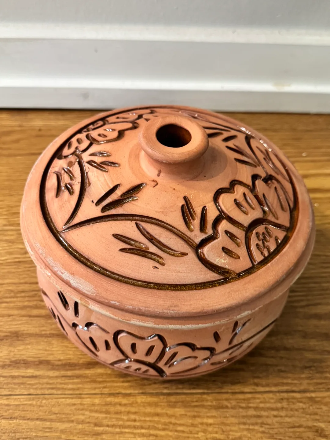 Terracotta Bowl with Lid thumbnail