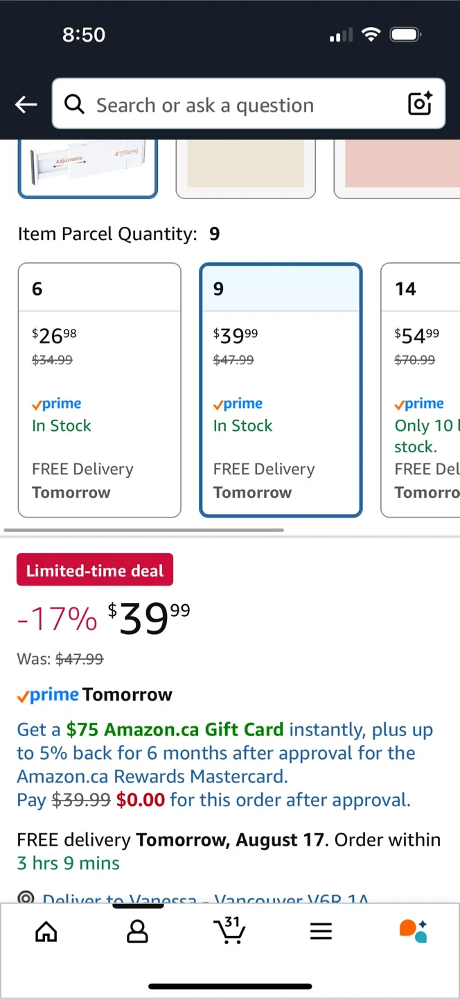 Lifewit 7 Pack Drawer Dividers - NEW image indicator(4)