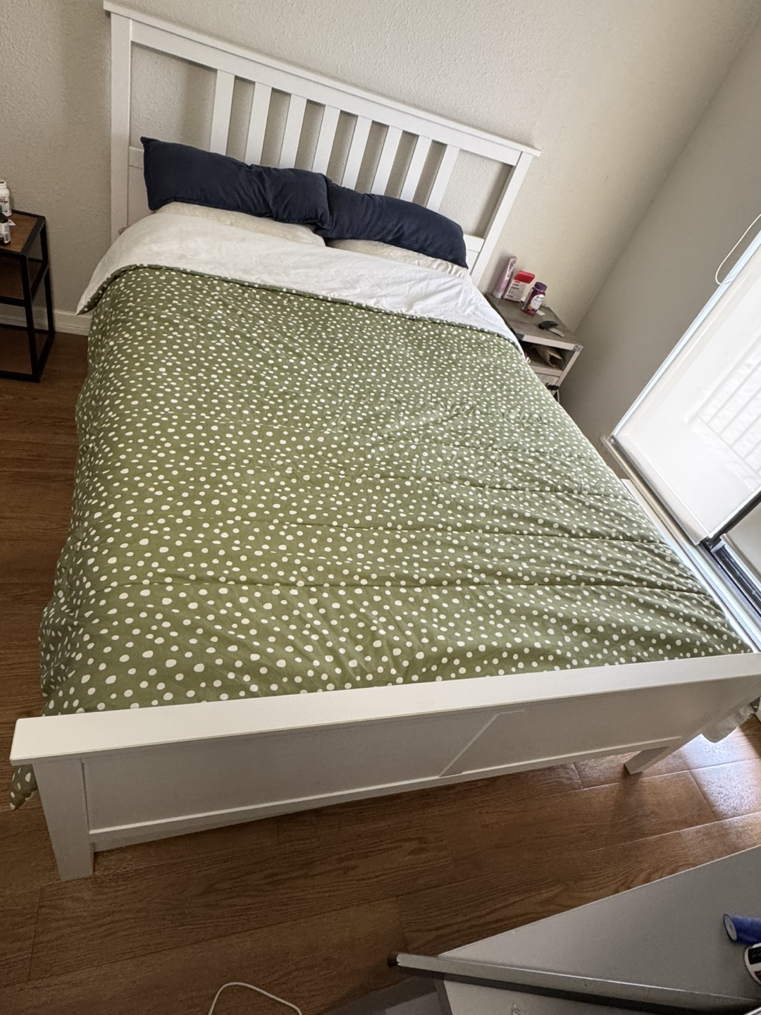 IKEA Hemnes White Bed and Bed Frame - photo 2