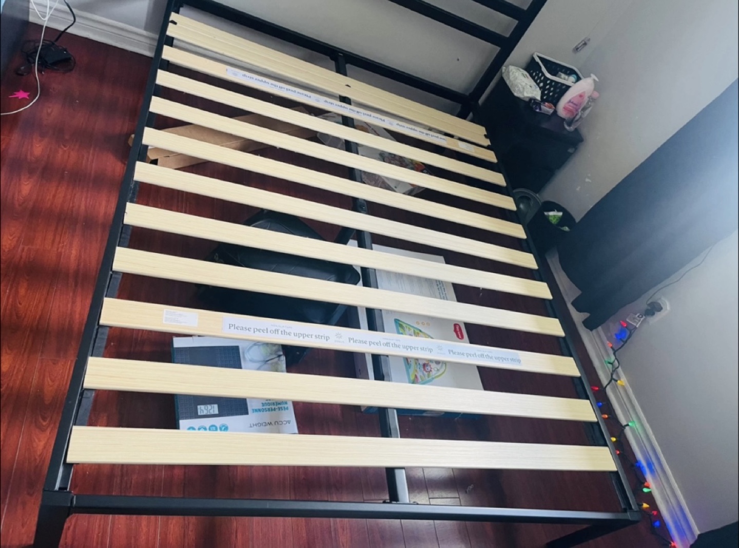 Black Metal Bed Frame - photo 2