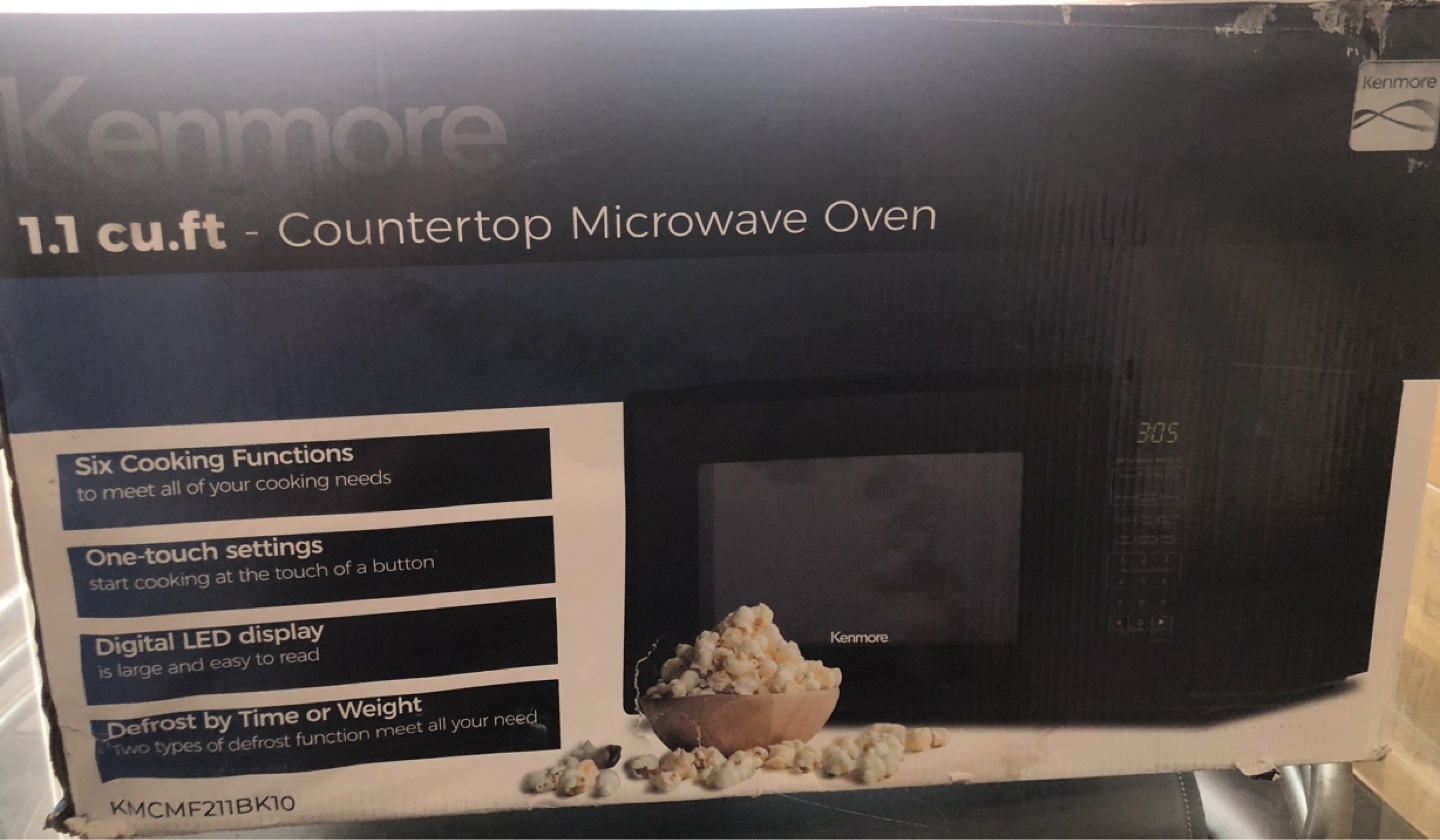 Kenmore 1.1 cu.ft. Countertop Microwave Oven